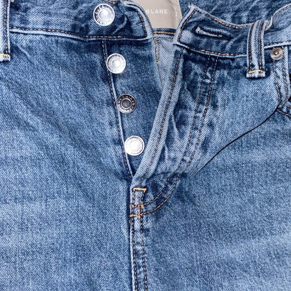 Everlane O-S Relaxed Boyfriend Button Fly Jean Size 27 Medium Wash - Picture 9 of 14